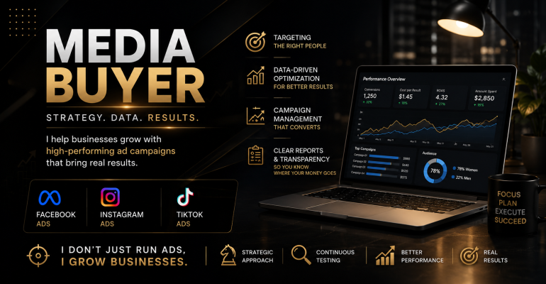 I will manage your paid ads and help grow your business with strategic media buying